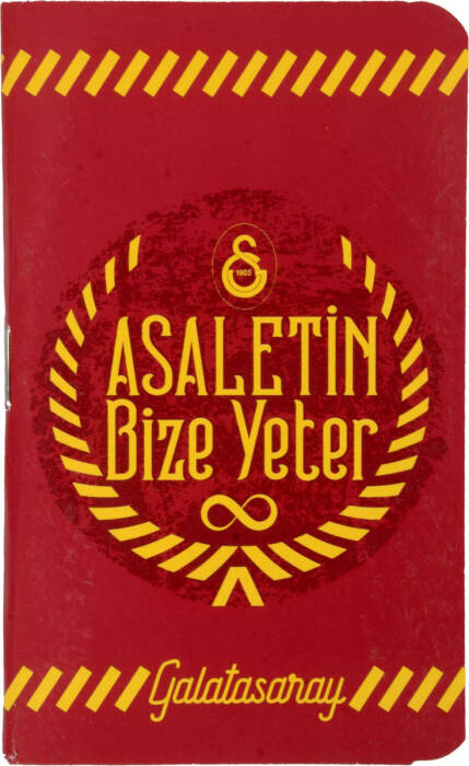 Galatasaray Bloknot 8x13 Karton Tel Dikişli - 1