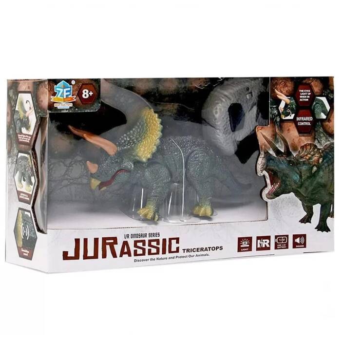 Galtoys Oyuncak Uzaktan Kumandalı Pilli Triceratops Dinozor 9988B - 2