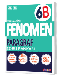 Gama Okul Yayınları 6. Sınıf Paragraf B Fenomen Soru Bankası - Fenomen Yayıncılık