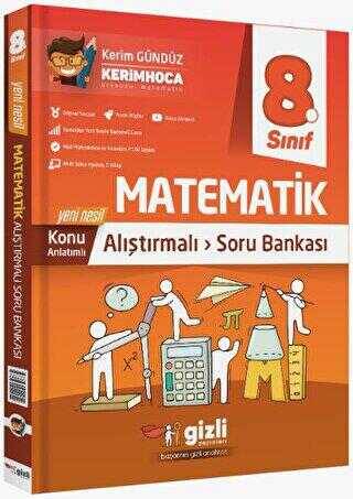 Gizli Yayınları 8. Sınıf LGS Matematik Konu Anlatımlı Alıştırmalı Soru Bankası - 1