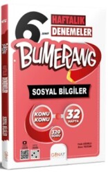 Günay Yayınları 6. Sınıf Bumerang 32 Haftalık Sosyal Bilgiler Denemeleri - Günay Yayıncılık