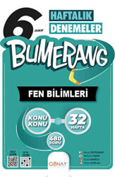 Günay Yayınları 6. Sınıf Fen Bilimleri Bumerang Deneme - Günay Yayıncılık