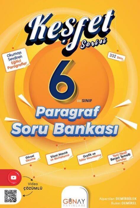 Günay Yayınları 6. Sınıf Paragraf Keşfet Soru Bankası - 1