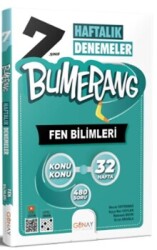 Günay Yayınları 7. Sınıf Bumerang Haftalık Fen Bilimleri Denemeleri - Günay Yayıncılık