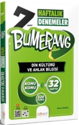 Günay Yayınları 7. Sınıf Din Kültürü ve Ahlak Bilgisi Bumerang Haftalık Denemeler - Günay Yayıncılık