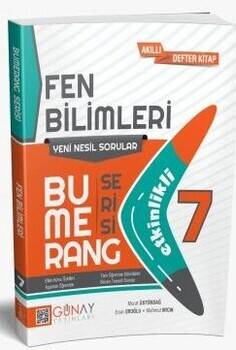 Günay Yayınları 7. Sınıf Fen Bilimleri Bumerang Serisi Etkinlikli Akıllı Defter - 1