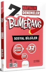 Günay Yayınları 7.Sınıf Bumerang 32 Haftalık Sosyal Bilgiler Denemeleri - Günay Yayıncılık