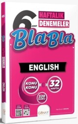 Günay Yayınları Bla Bla 6. Sınıf English Haftalık Denemeler - Günay Yayıncılık