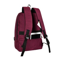 Waddell Smart Bag Gizli USB Şarj Girişli Laptop Bölmeli Akıllı Sırt Çantası (3050) - 7