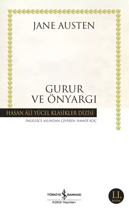 Gurur ve Önyargı Hasan Ali Yücel Klasikleri - 1