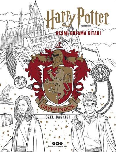 Harry Potter Filmlerinden Resmi Boyama Kitabı Gryffindor Özel Baskısı Yapı Kredi Yayınları - 1