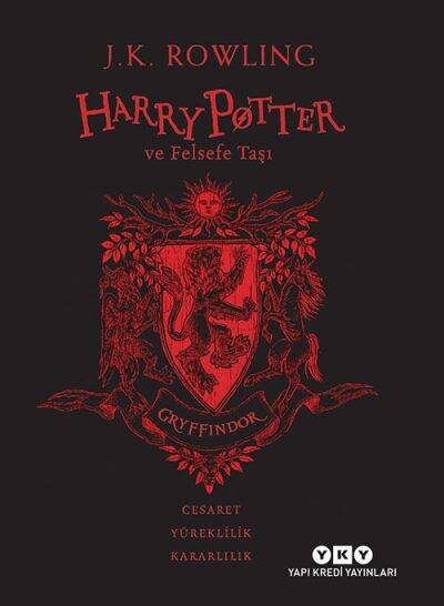 Harry Potter ve Felsefe Taşı 20.Yıl Gryffındor Özel Baskı Yapı Kredi Yayınları - 1