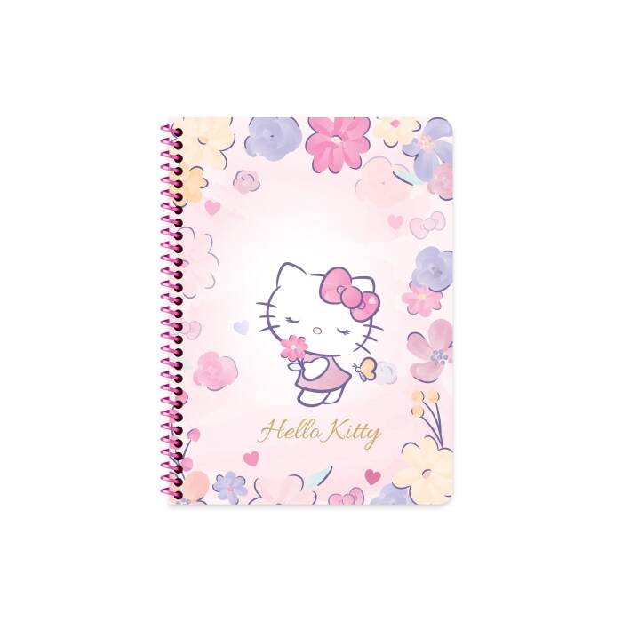 Hello Kitty Spiralli Karton Kapak Defter 16,5x22,5 80 Yaprak Çizgili - 2