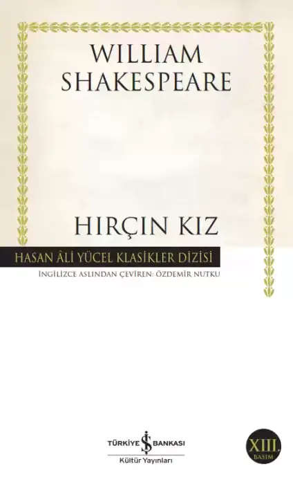 Hırçın Kız Hasan Ali Yücel Klasikleri - 1