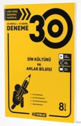 Hız Yayınları 8. Sınıf Din Kültürü ve Ahlak Bilgisi 30 Deneme - Hız Yayınları