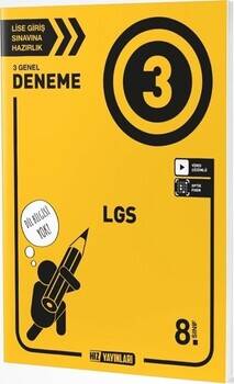 Hız Yayınları 8. Sınıf LGS 3 Deneme - 1