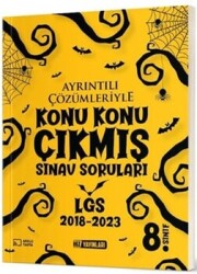 Hız Yayınları 8.Sınıf Konu Konu Çıkmış Sınav Soruları 2024 LGS (1. ve 2. Dönem) - Hız Yayınları