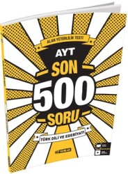 Hız Yayınları AYT Edebiyat Son 500 Soru - Hız Yayınları