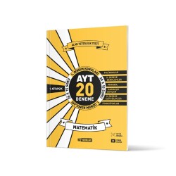 Hız Yayınları AYT Matematik 20'li İlk Dönem Deneme 1.Kitap - Hız Yayınları