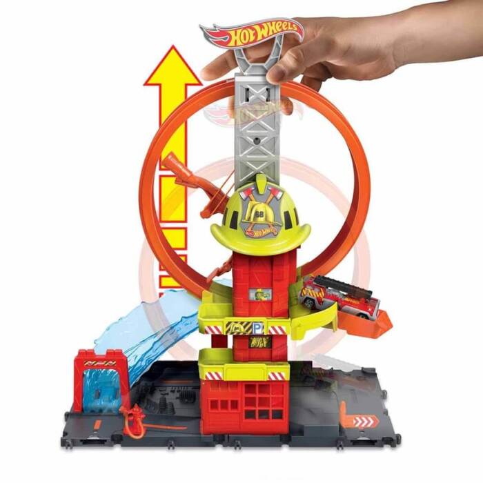 Hot Wheels Çember Pistli İftaiye İstasyonu HKX41 - 7