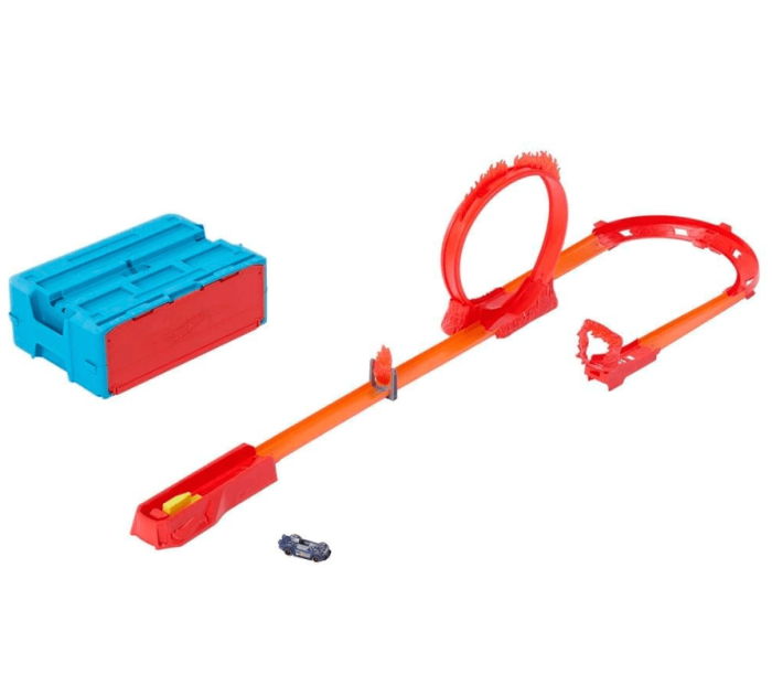 Hot Wheels Track Builder Alev Temalı Akrobasi Seti HMC04 - 3