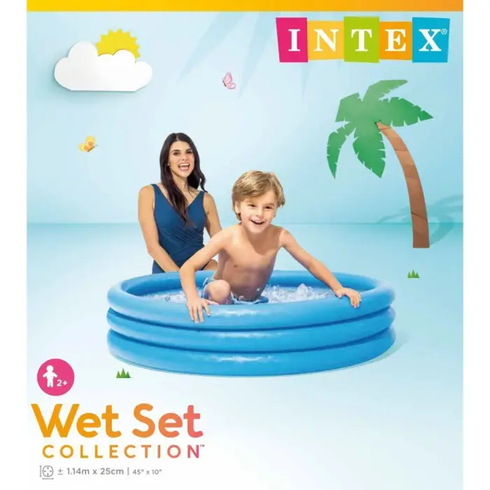 Intex Kristal 114 x 25 cm Şişme Havuz Vardem - 3