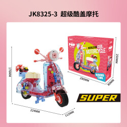 JAKI JK8325-1 Super Sweetheart Motorcycle Transparent Version - Vagonlife