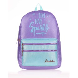 Kaukko Sparkle Sırt Çantası (duble Koyu Lila) - Kaukko