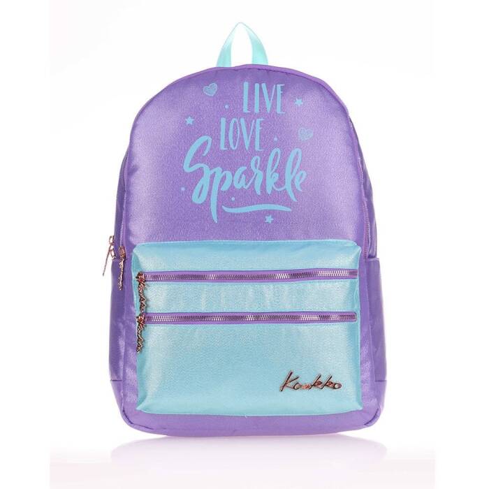 Kaukko Sparkle Sırt Çantası (duble Koyu Lila) - 1