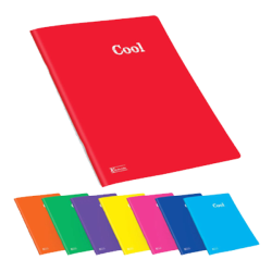 Keskin Color A4 40 Yaprak Kareli Plastik Tel Dikişli Cool Defter (Adet Fiyatıdır) - Keskin Color