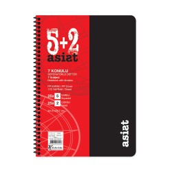 Keskin Color A4 5+2x25=175 Yaprak Ayraçlı Plastik Kapak Asist Defter - 2