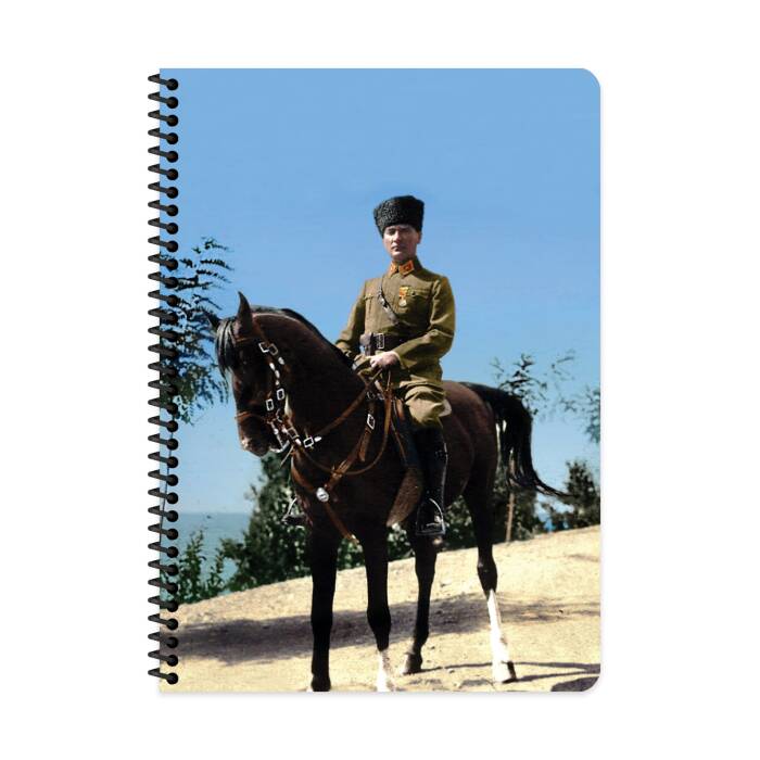 Keskin Color A4 80 Yaprak Çizgili Karton Kapak Spiralli Atatürk Defter - 4