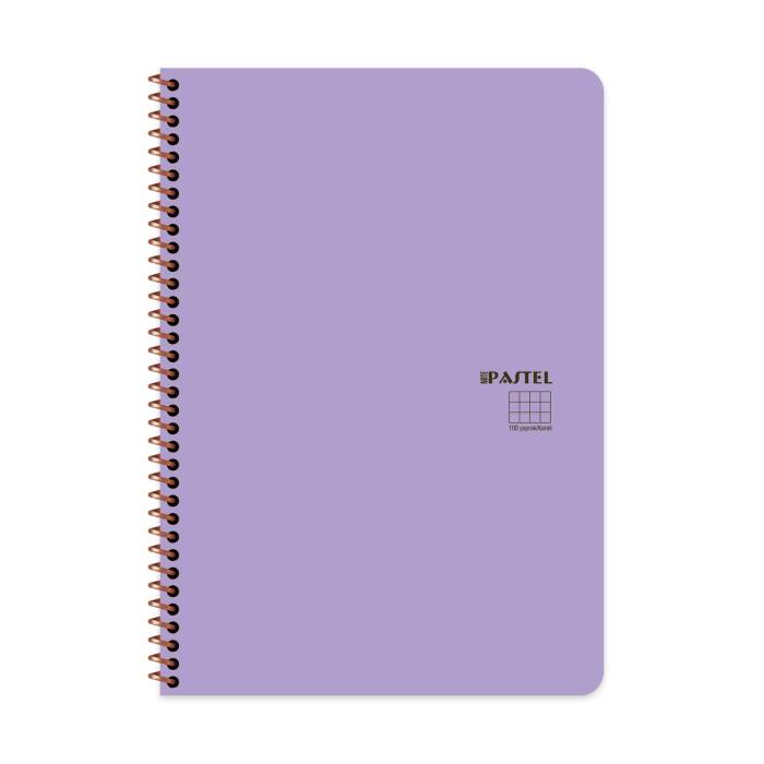 Keskin Color A4 80 Yaprak Çizgili Plastik Kapak Spiralli Pastel Note Defteri - 3