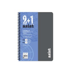 Keskin Color Defter 16,5x22,5 2+1 Ayraçlı Plastik Kapak Asist - 4