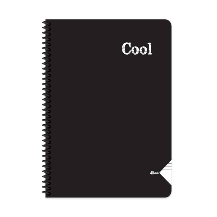 Keskin Color Defter A4 40 Yaprak Çizgili Plastik Kapak Spiralli Cool Defter - 3