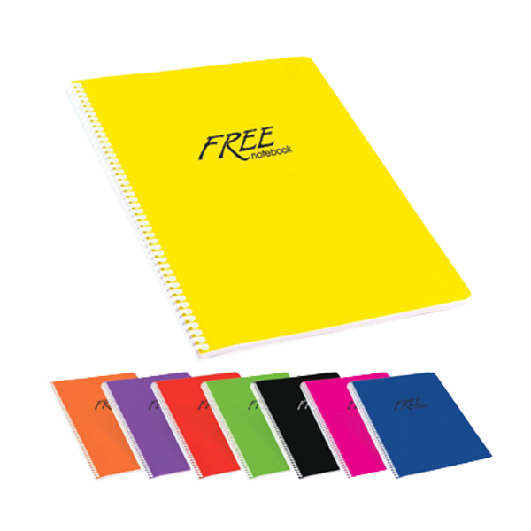 Keskin Color Free Plastik Kapak Defter A4 200 Yaprak Çizgili (Adet Fiyatıdır) - 1