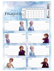 Keskin Color Frozen Iı Okul Etiketi Ders Programlı 3 LÜ 220130-92 - Keskin Color