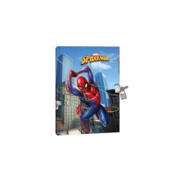 Keskin Color Hatıra Defteri Kilitli Spider Man 104 Yaprak 14x20 310210-06 - 2