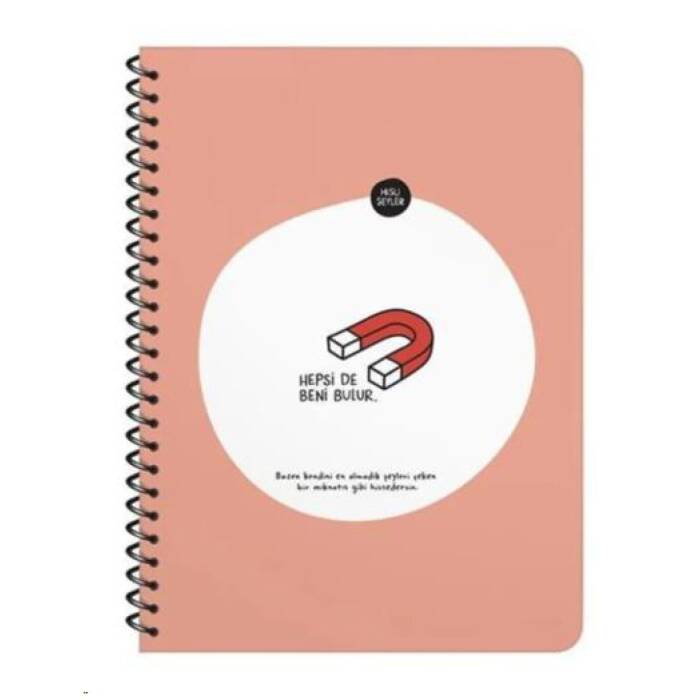 Keskin Color Hisli Şeyler A4 80 Yp.Çigili Spiralli Stickerli Defter Hepsi De Beni Bulur - 1