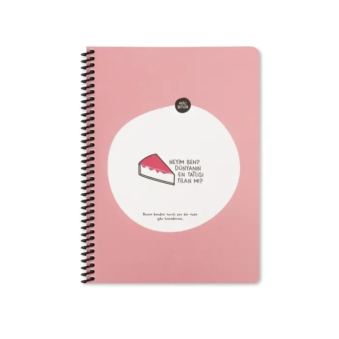 Keskin Color Sticker Defter Hisli Şeyler 16,5x22,5 80 Yaprak Çizgili Stickerli Defter Neyim Ben Dünyanın En Tatlısı Filan Mı? - 1