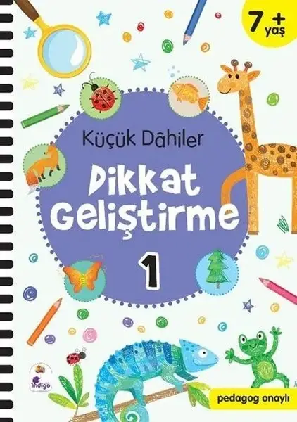 Küçük Dahiler Dikkat Geliştirme 1 (7+Yaş) İndigo Çocuk - 1