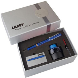 Lamy Dolma Kalem Seti Safari M G.Kutu Mavi 14DS-M - Lamy