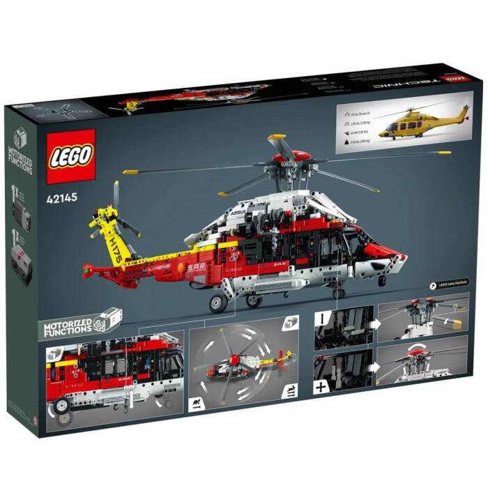 LEGO Technic Airbus H175 Kurtarma Helikopteri 42145 - 6