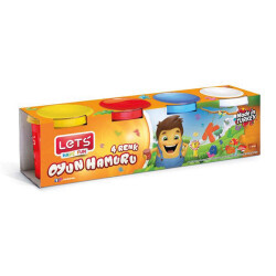 Lets Oyun Hamuru 4 Renk 460 Gr L8440 - Lets