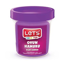 Lets Oyun Hamuru Tek Renk Mor 115 GR L8440-9 - Lets