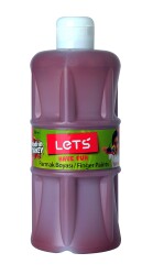 Lets Parmak Boyası 500 ML Kahverengi - Lets