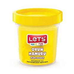 Lets Tek Renk Oyun Hamuru Sarı 115 Gr - Lets