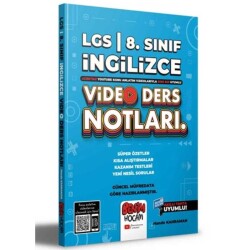 LGS 8. Sınıf İngilizce Video Ders Notları Benim Hocam Yayınları - Benim Hocam Yayınları