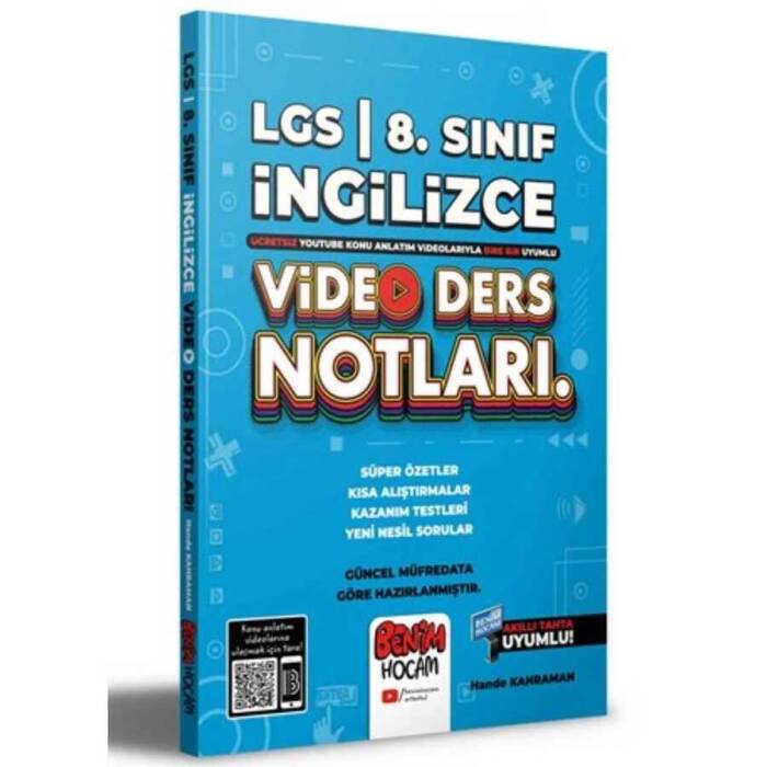 LGS 8. Sınıf İngilizce Video Ders Notları Benim Hocam Yayınları - 1