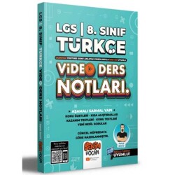 LGS 8. Sınıf Türkçe Video Ders Notları Benim Hocam Yayınları - Benim Hocam Yayınları